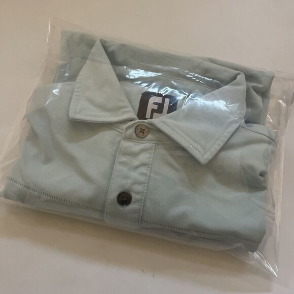 Footjoy‎ Golf Polo Mens Performance Shirt Size Medium Embroidered 1914 Preppy - Picture 8 of 8